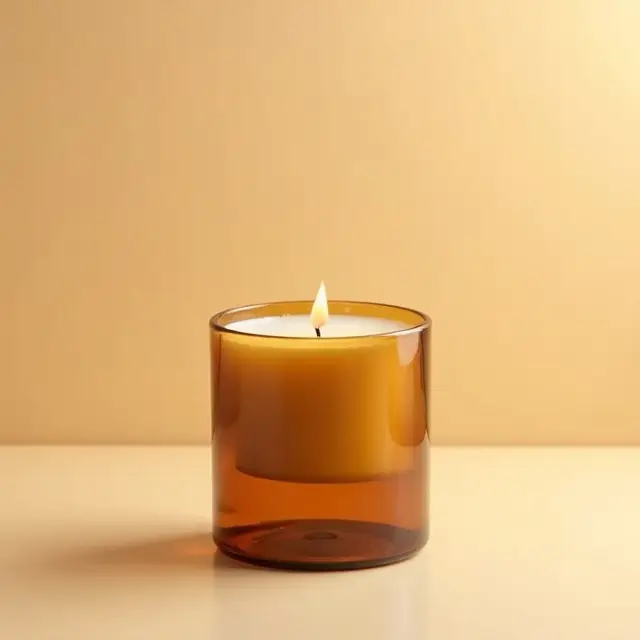 Amber candle