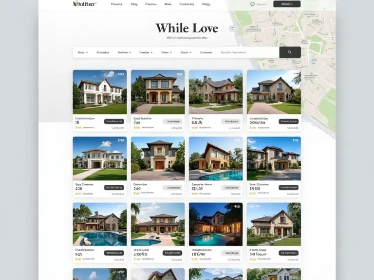A real Lova-built website, shown on a laptop